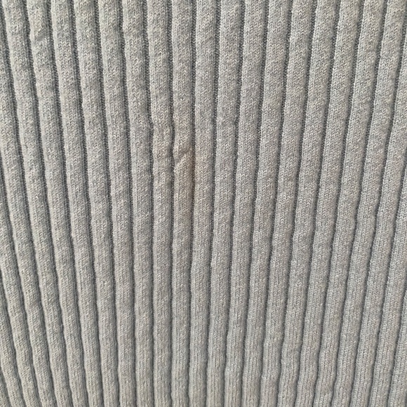 Akris Punto 100% Virgin Wool Short Sleeves Sweater Baby Blue White Size 2 $645 - Picture 15 of 15